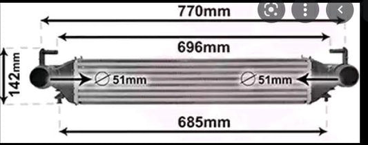 INTERCOOLER FIAT 500X (334_) / JEEP