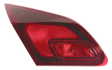 GRUPPO OTTICO POSTERIORE SX INTERNO ROSSO SCURO OPEL ASTRA J 5P SPORT 01/10>