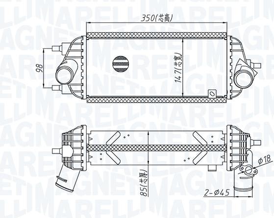 INTERCOOLER HUYUNDAI IX35 (LM EL ELH) / KIA SPORTAGE